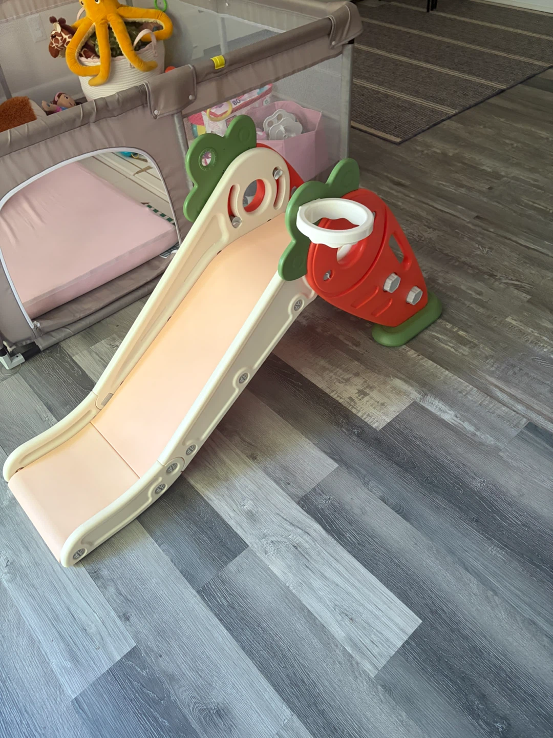Kids Slide with Basketball Hoop - photo 3