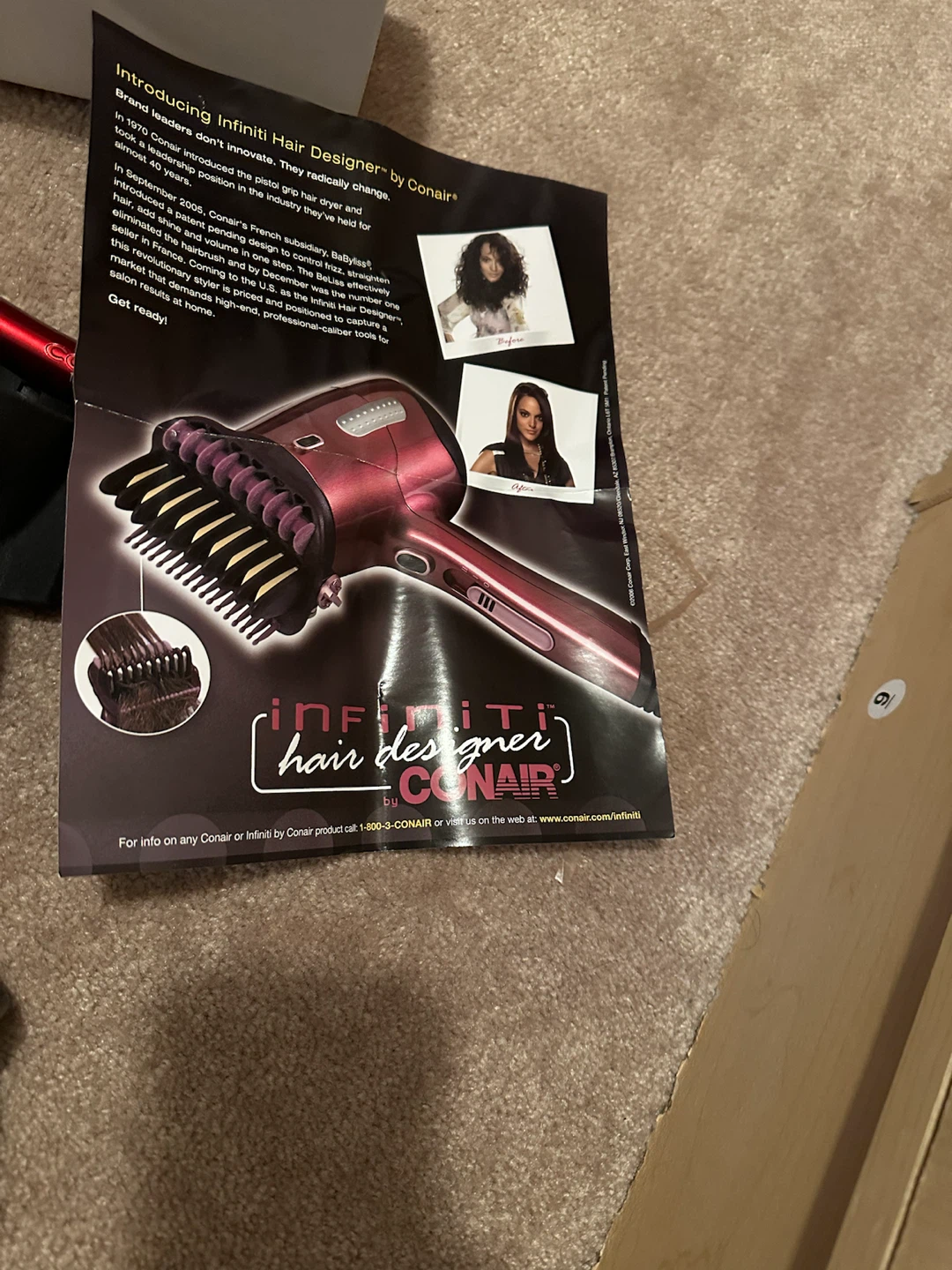Conair Hair Dryer with Styling Brush - photo 2