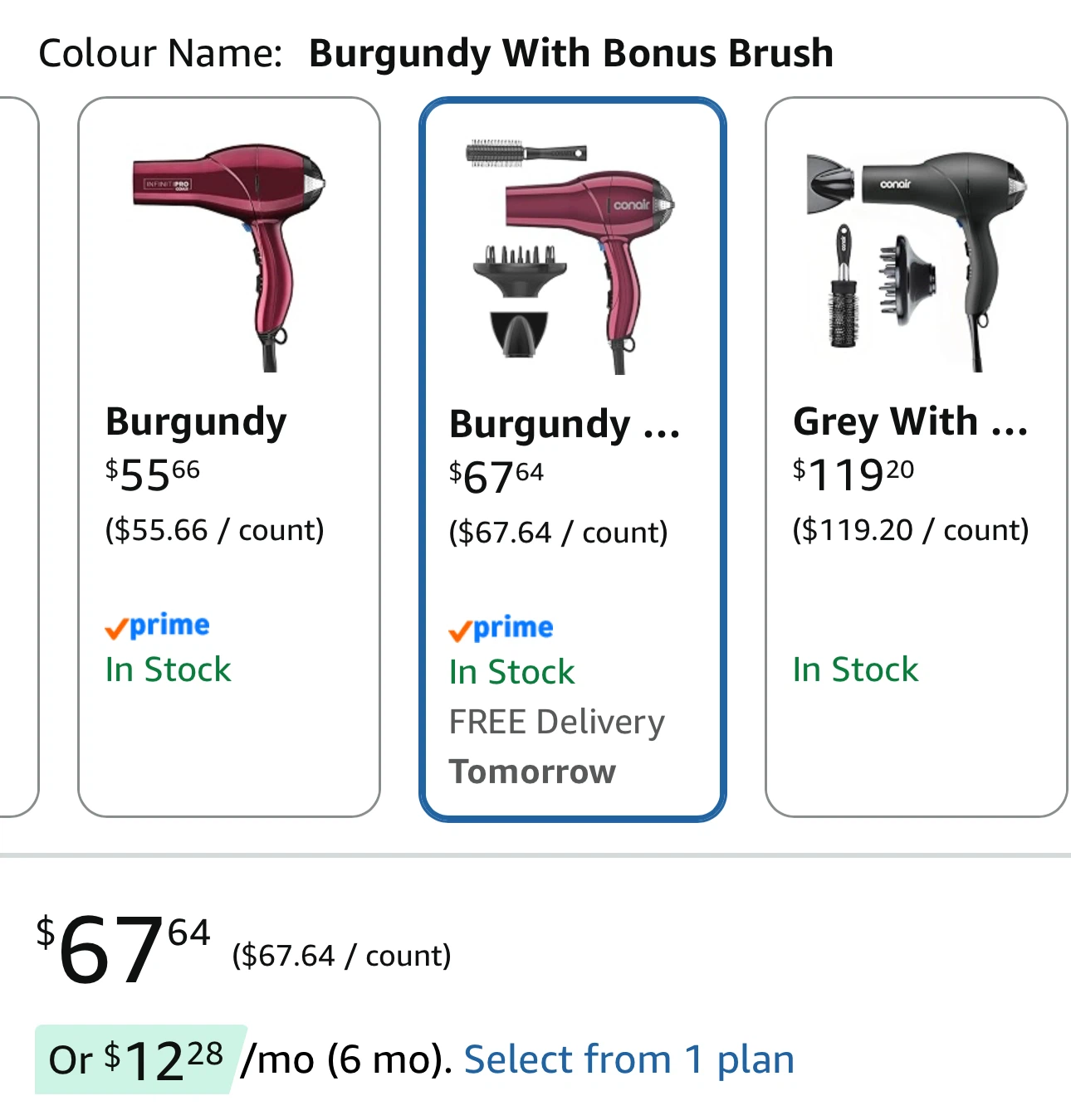 Conair Hair Dryer with Styling Brush - photo 5