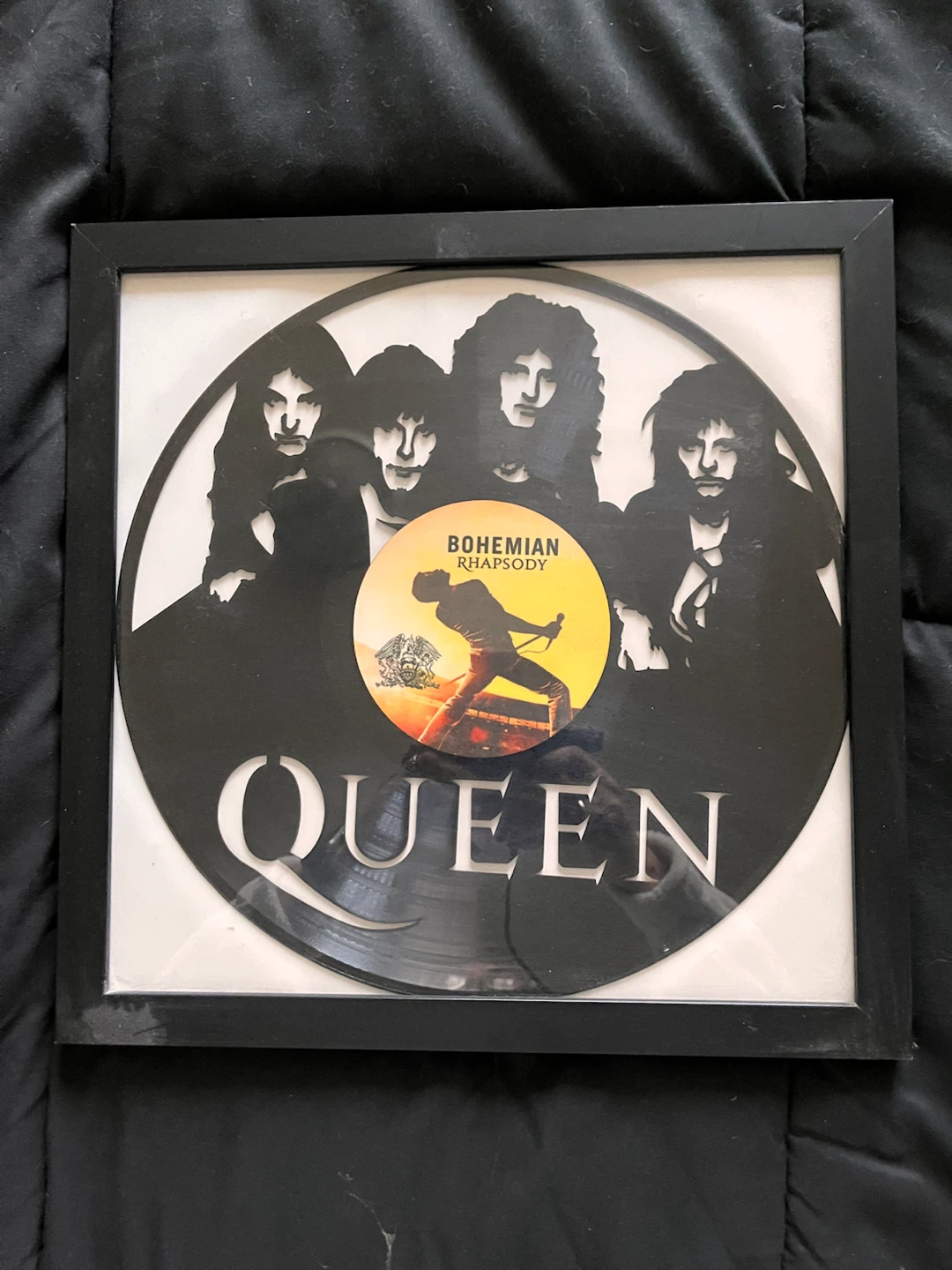 Queen Bohemian Rhapsody Framed Vinyl Record Art