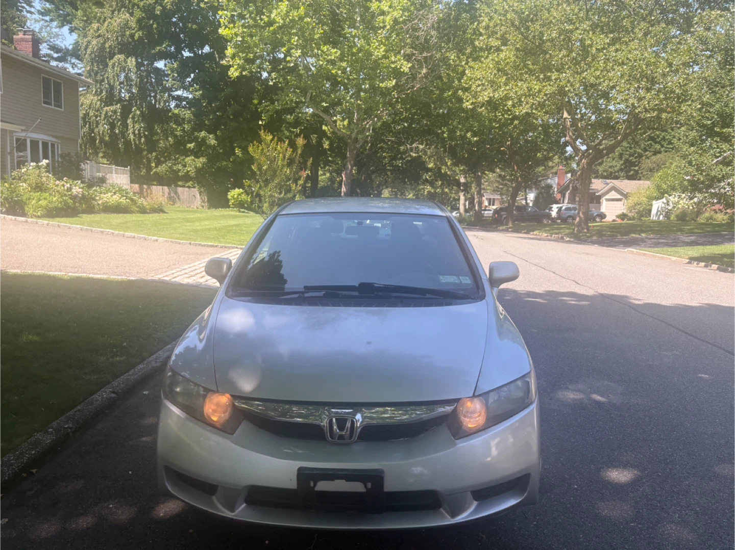 Silver Honda Civic Sedan