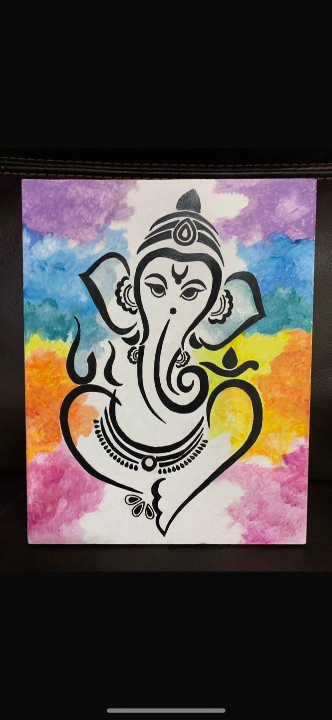 Ganesha Canvas Painting