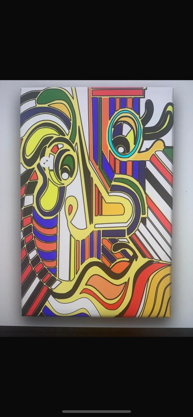 Vibrant Abstract Canvas Art