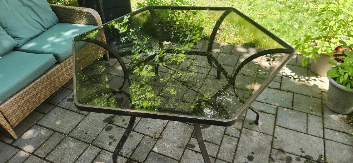 Patio Glass Table