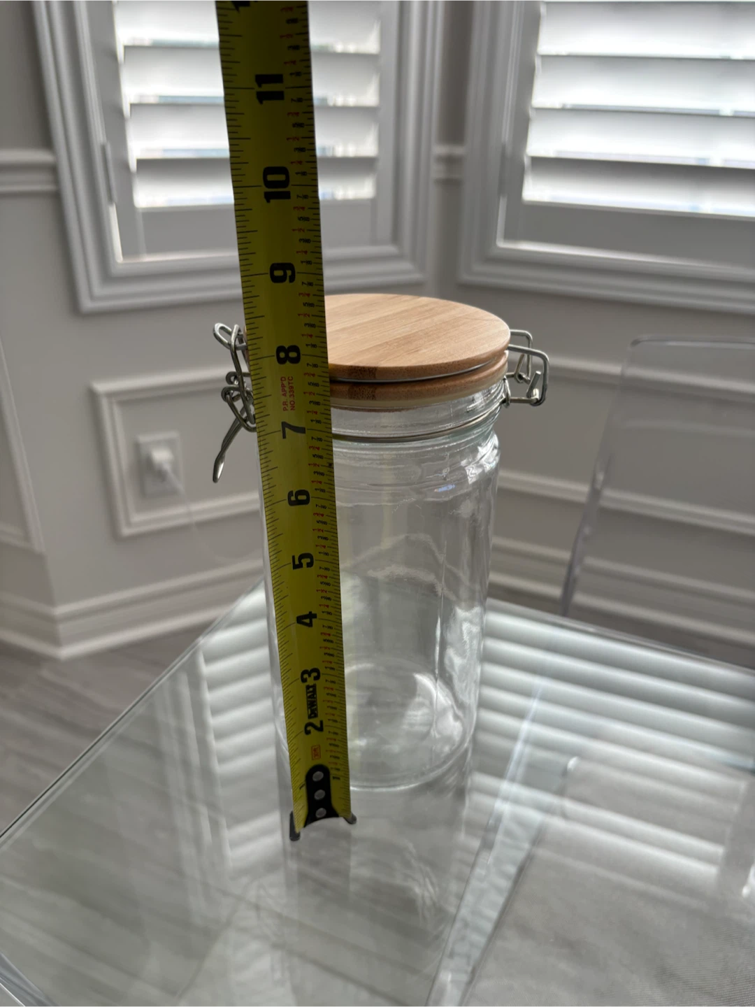 Glass Storage Jar with Bamboo Lid - photo 2
