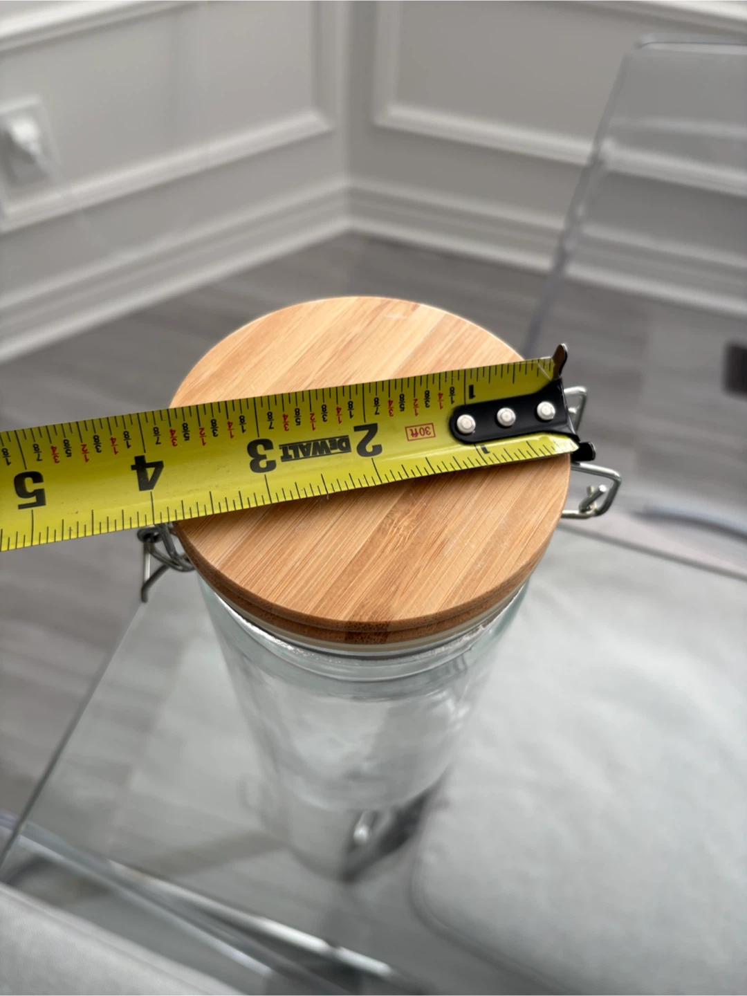Glass Storage Jar with Bamboo Lid - photo 3