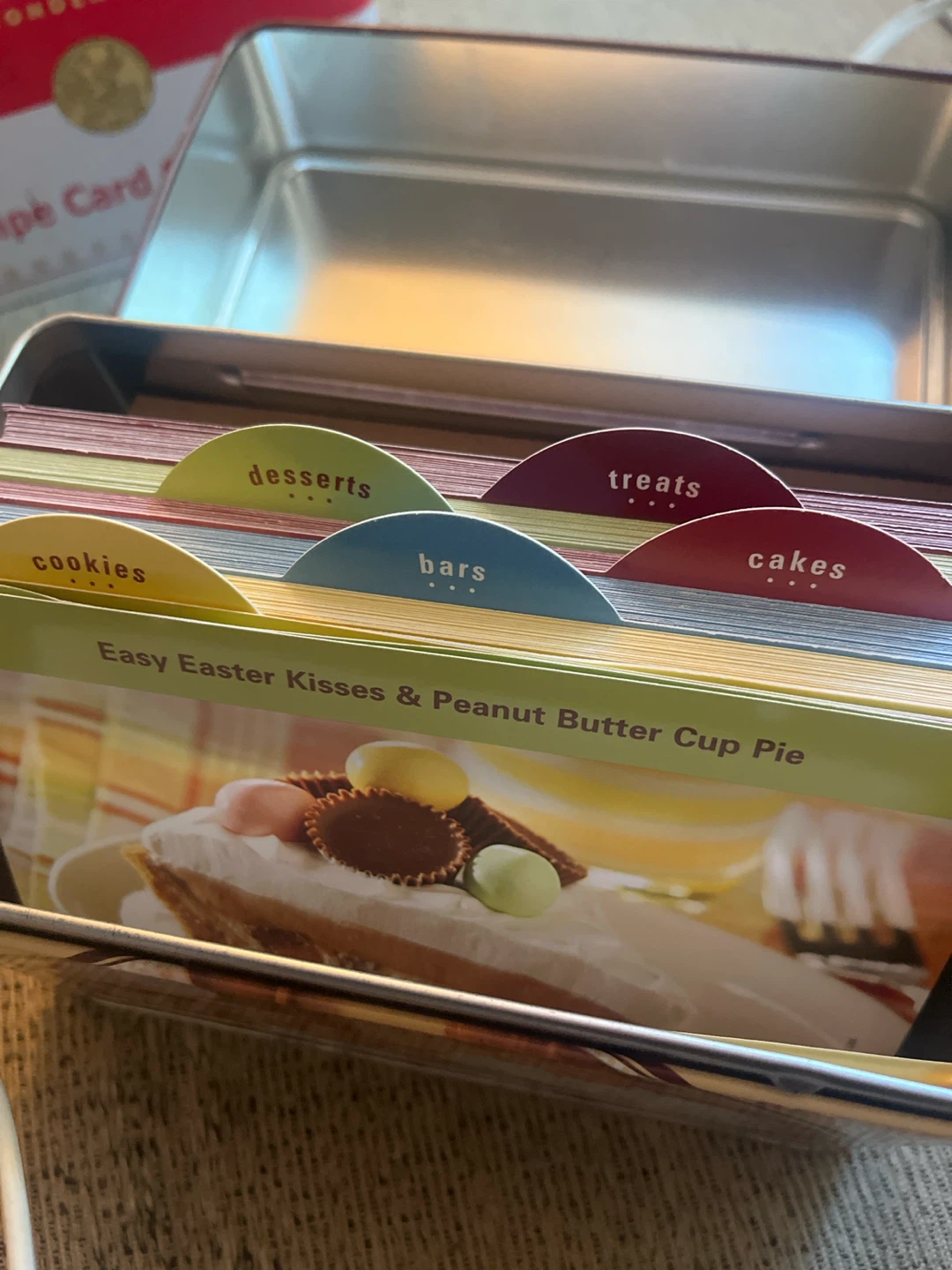 2 Tin BNIB Recipe Boxes - over 100 recipes - photo 3