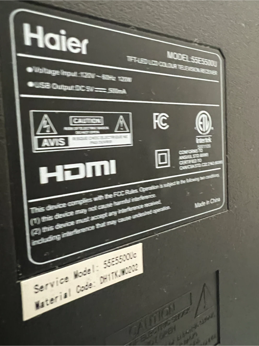 Haier 55" TV - photo 5