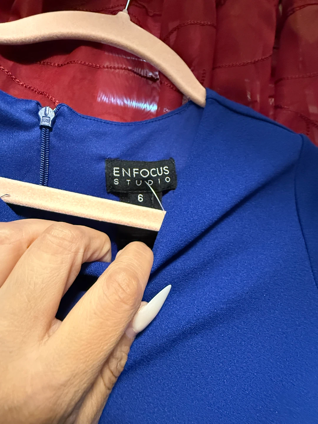 Enfocus Studio Blue Dress Size 6 - photo 3