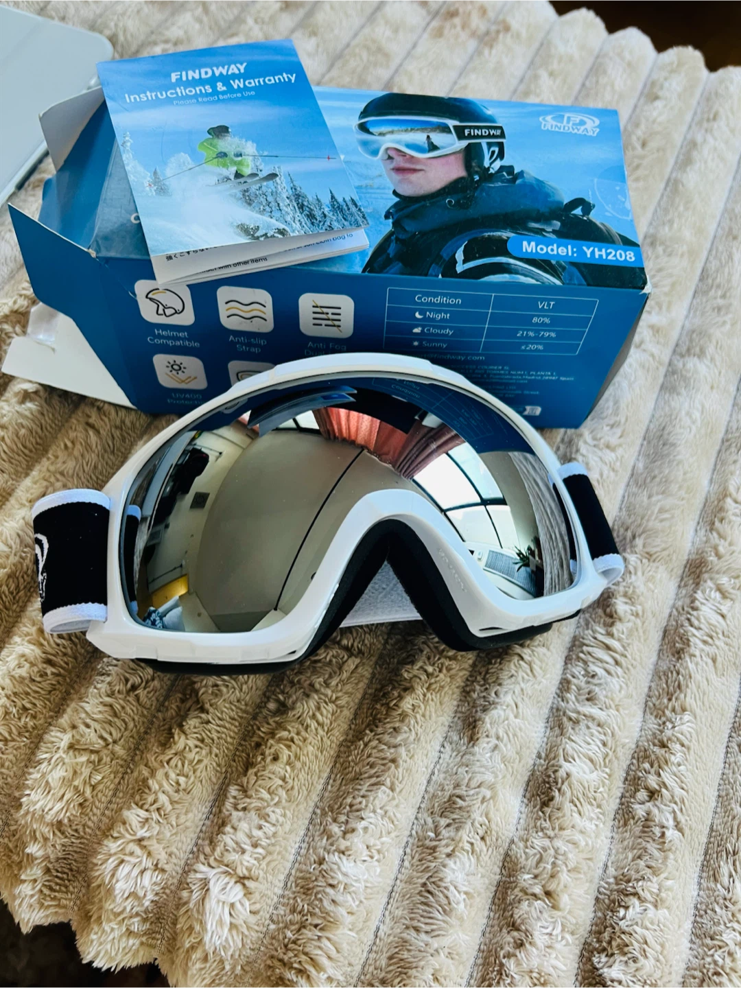 BRAND NEW Findway Ski Goggles YH208 - photo 3