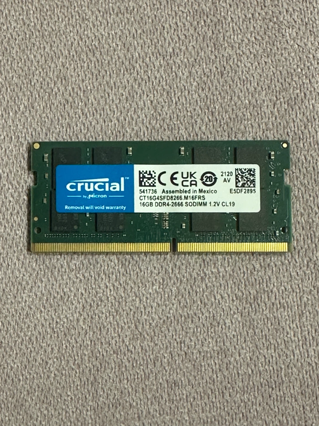 Crucial 16GB DDR4-2666 SODIMM RAM