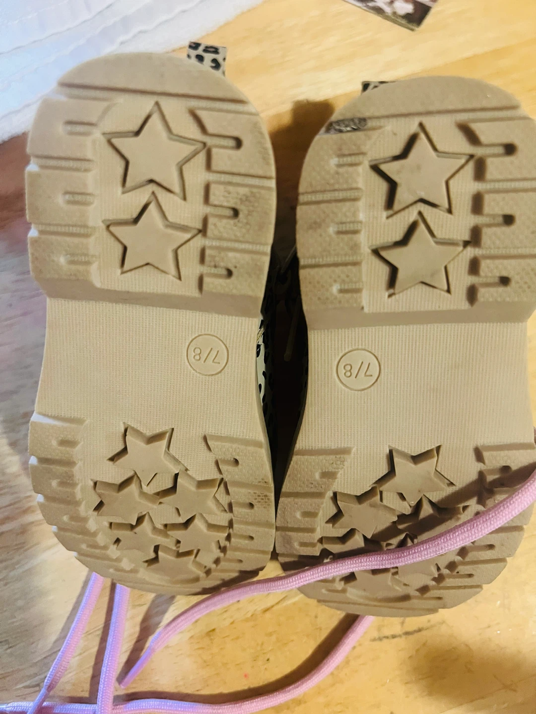 Toddler Leopard Print Boots Size 7/8 - photo 3