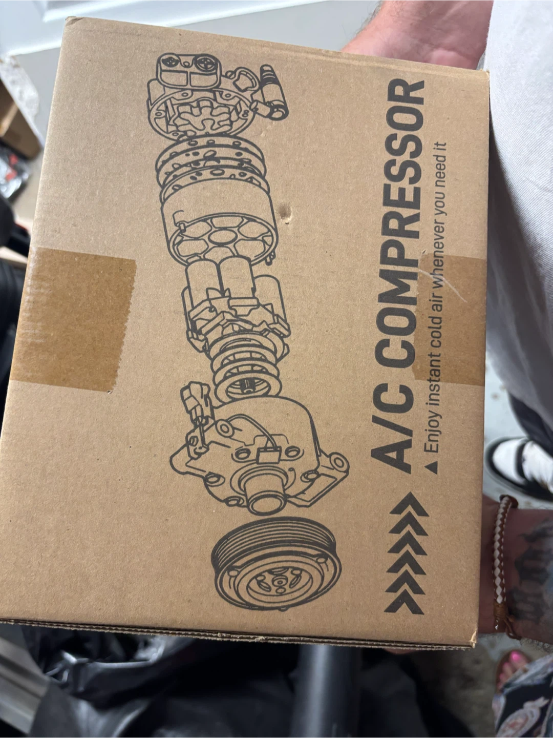 A/C Compressor for Instant Cold Air
