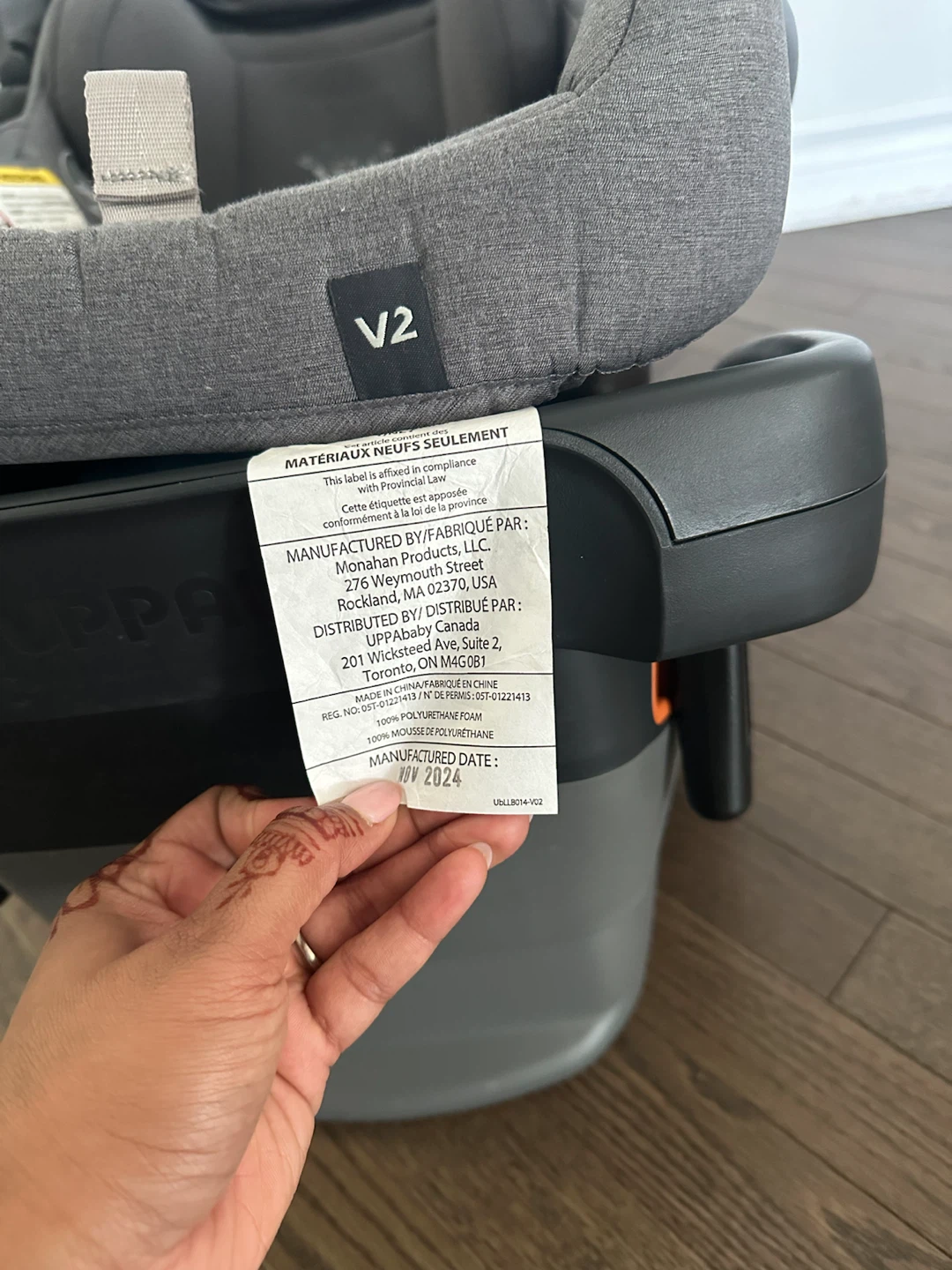 UPPAbaby Mesa V2 Infant Car Seat + Base – Like New