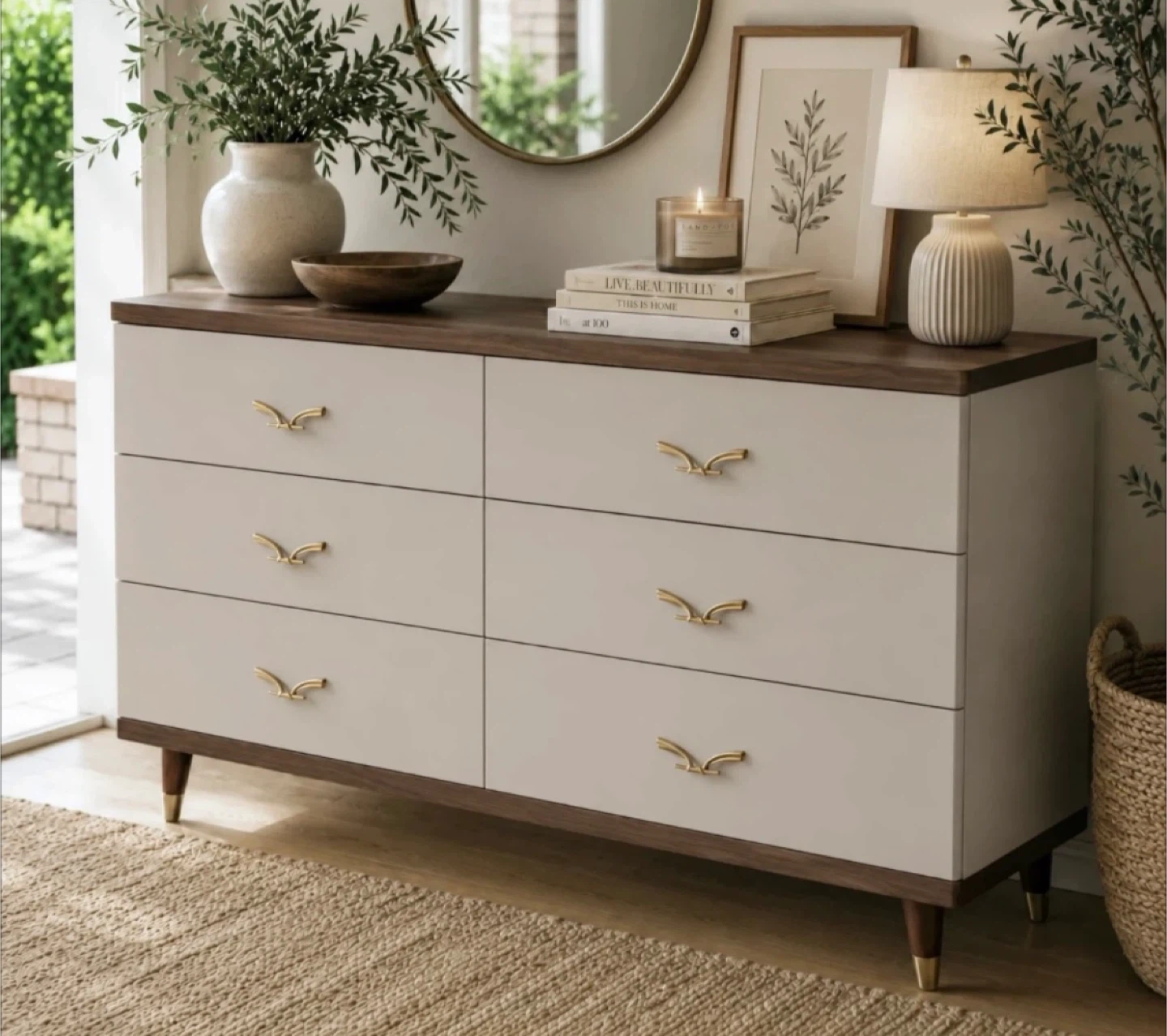✨ Refinished Walnut Dresser ✨ - photo 2