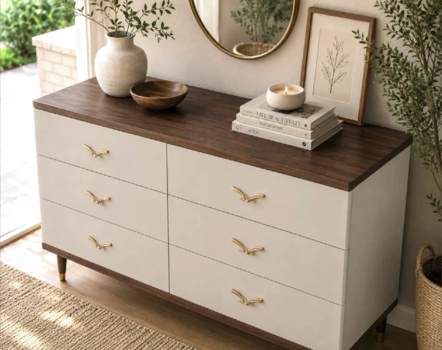✨ Refinished Walnut Dresser ✨ - photo 3