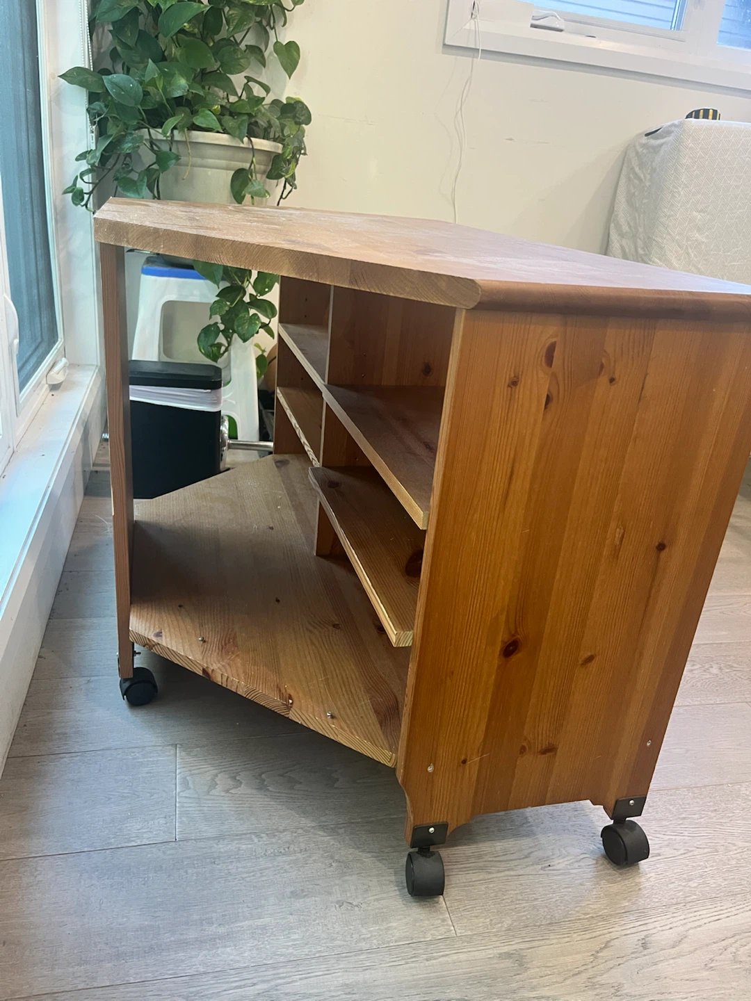 wooden Tv entertainment Unit - photo 5