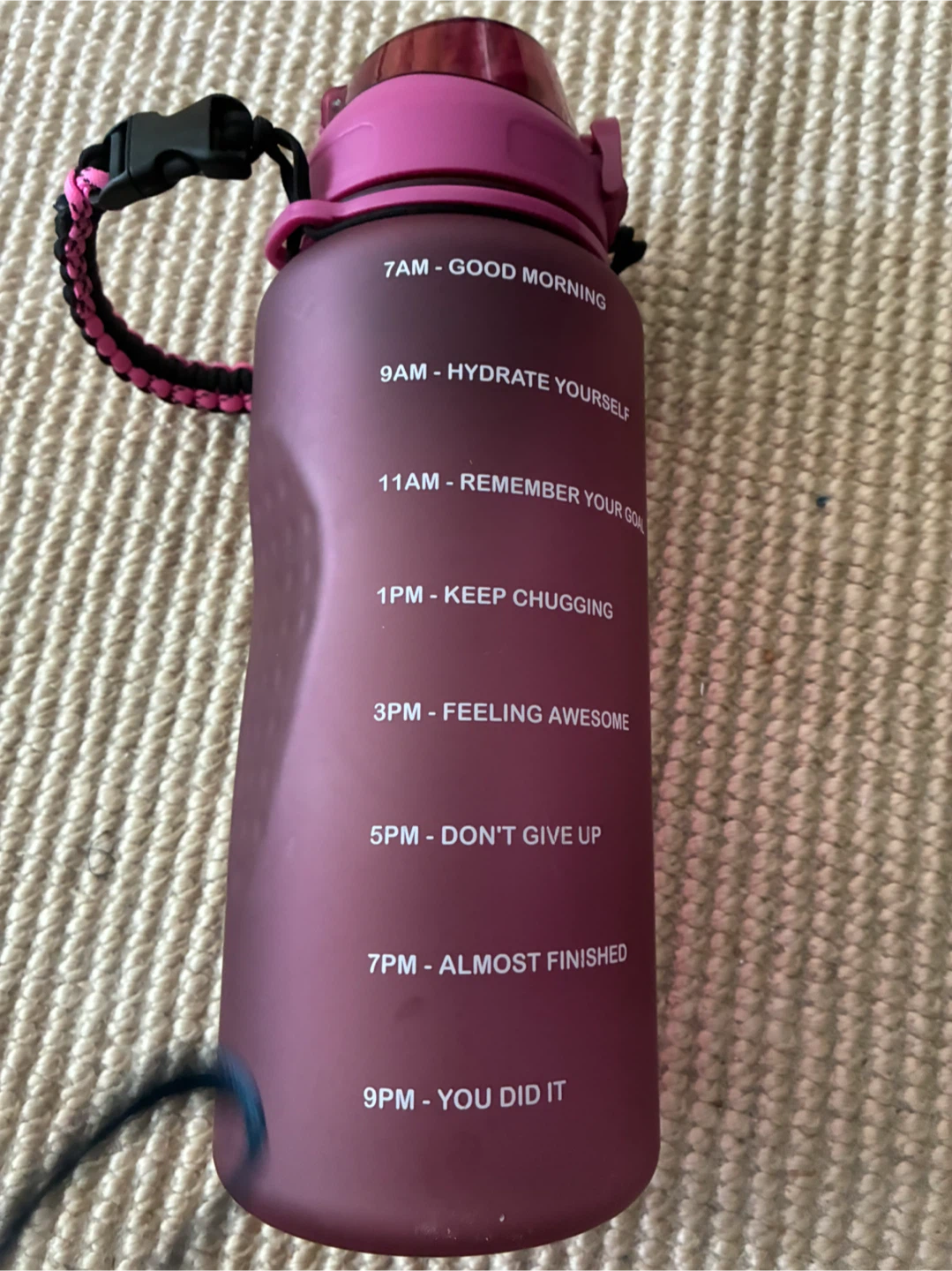 HydraGear 2000ml Water Bottle with Time Markers - photo 2