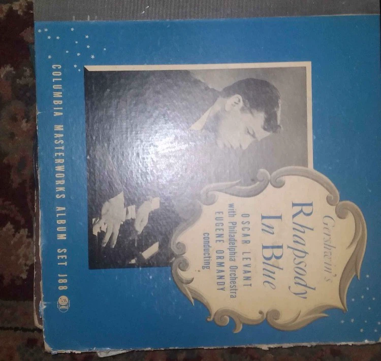 78” Gershwin's Rhapsody in Blue Vinyl Album Set J88