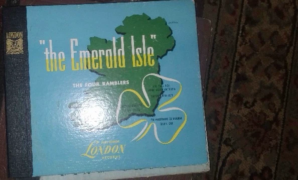 78” The Four Ramblers "The Emerald Isle" London Records Vinyl