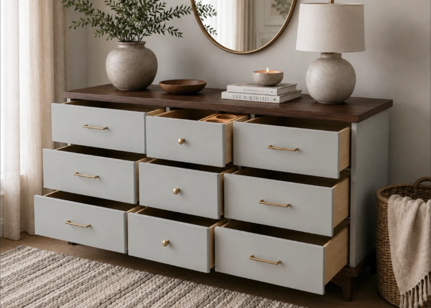 ✨Vintage Mahogany Dresser by Peppler Furniture ✨ - photo 3