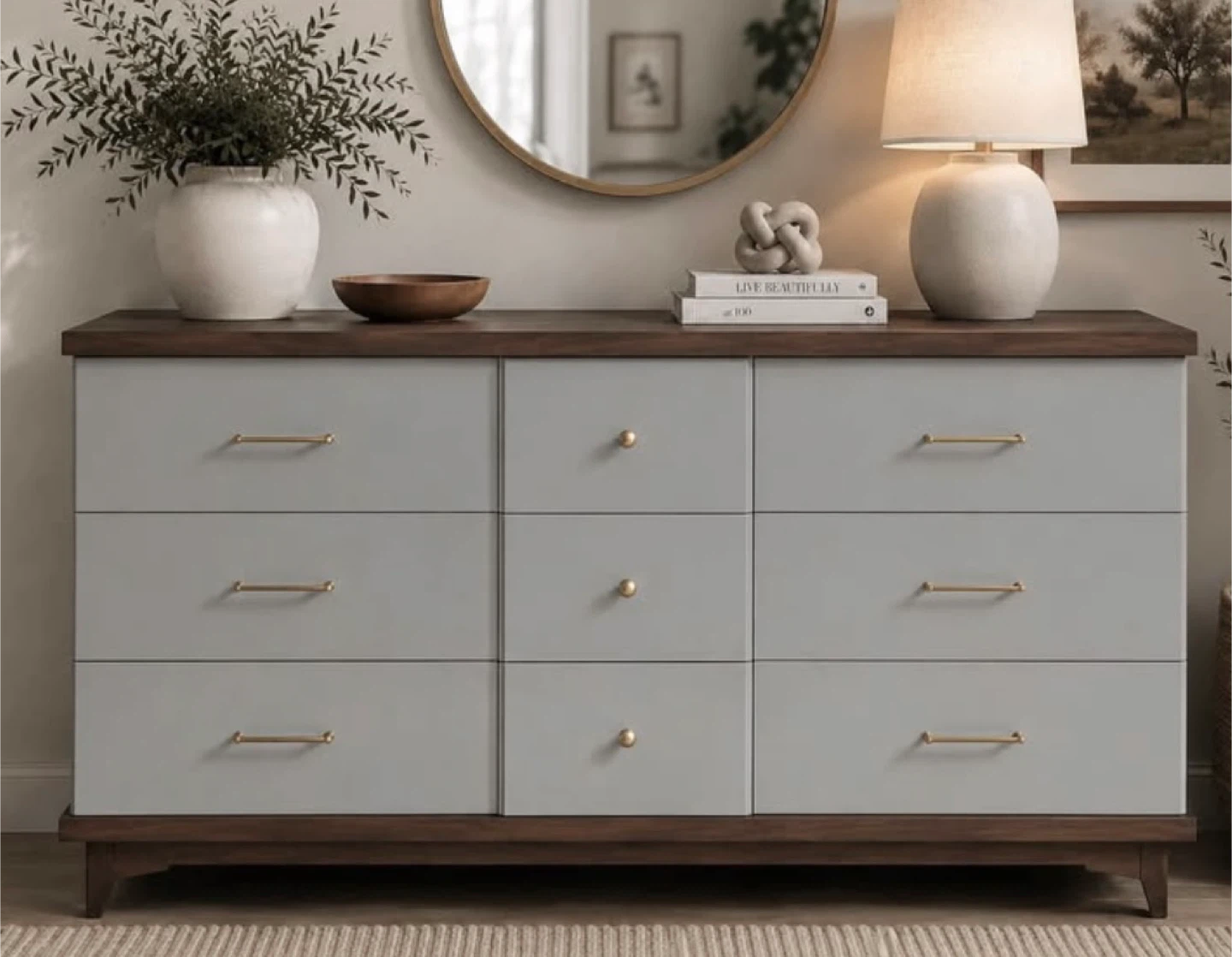 ✨Vintage Mahogany Dresser by Peppler Furniture ✨