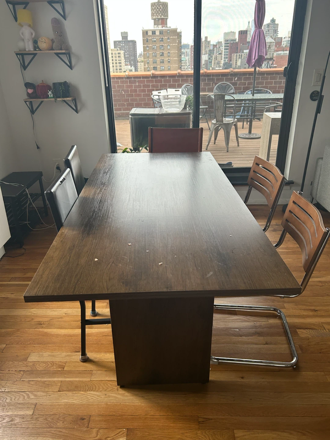 Wooden Dining Table and chairs - photo 3
