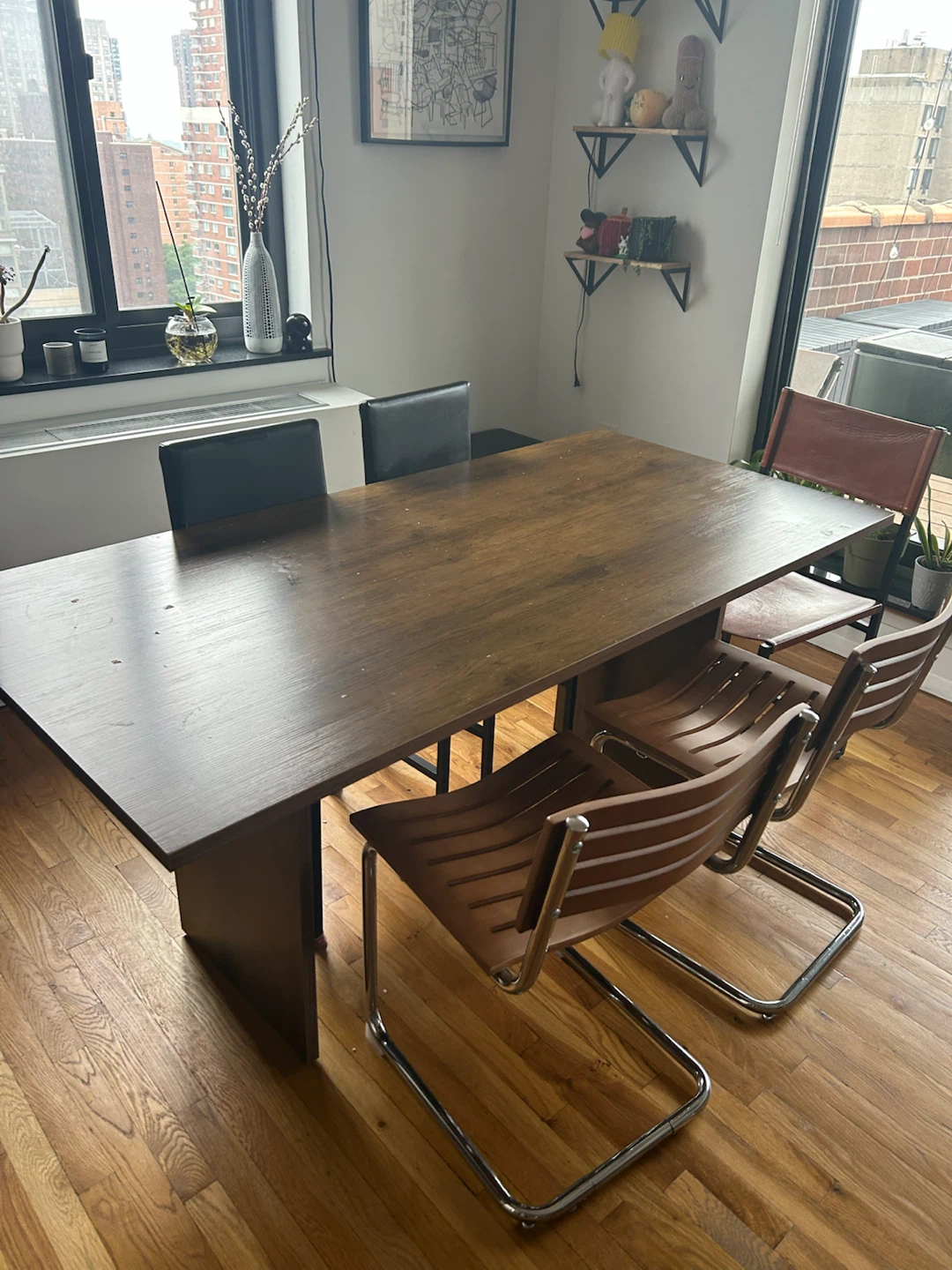 Wooden Dining Table and chairs - photo 4