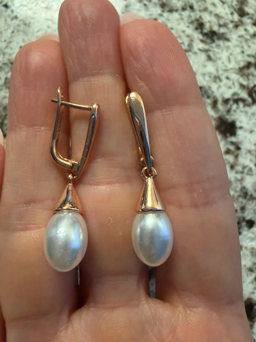 14k pearl earrings