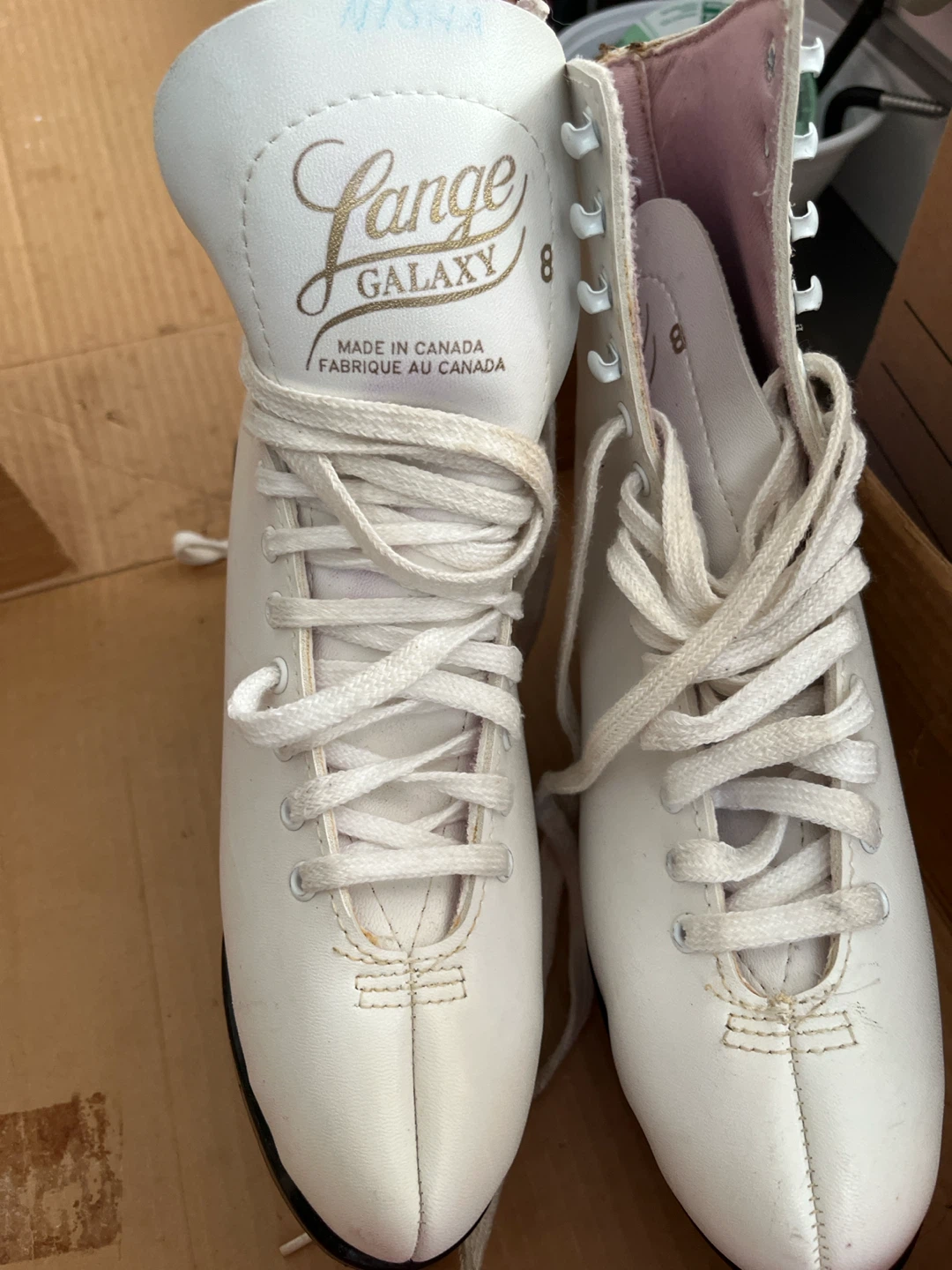 Lange Galaxy Figure Skates Size 8
