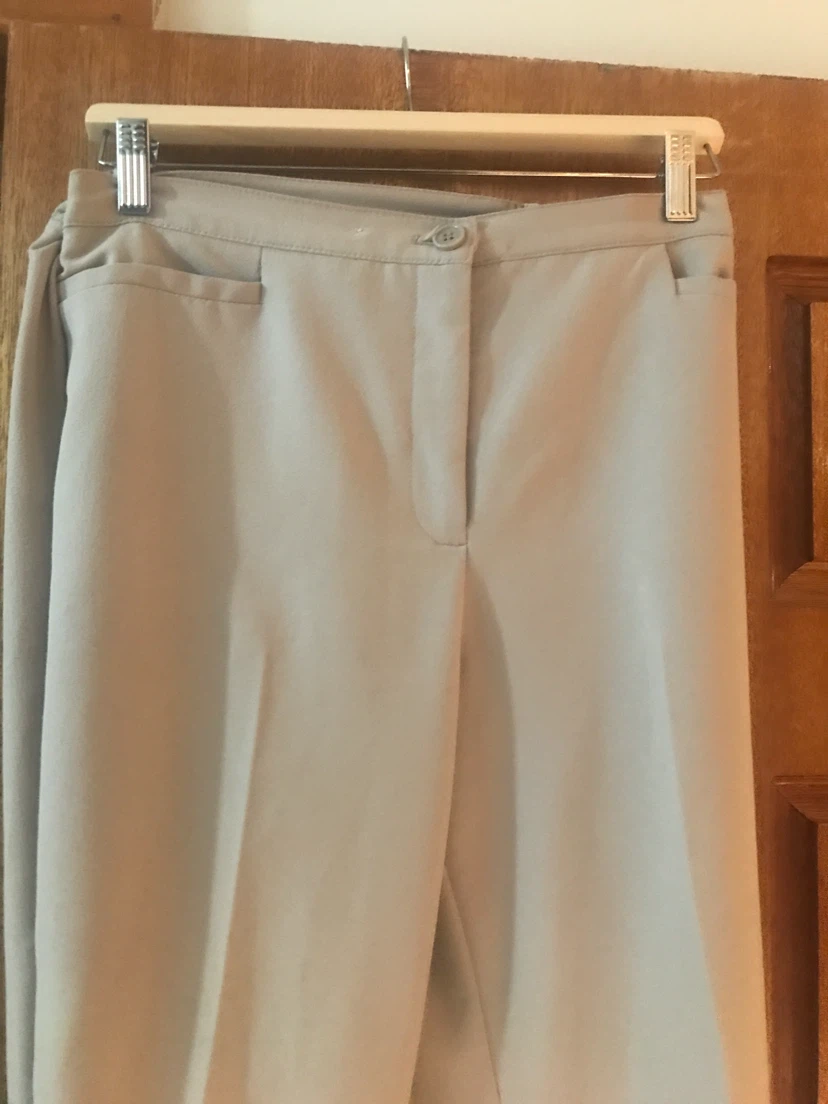 Conrad C Stretch Proportion Petite Beige Formal Pants - photo 3