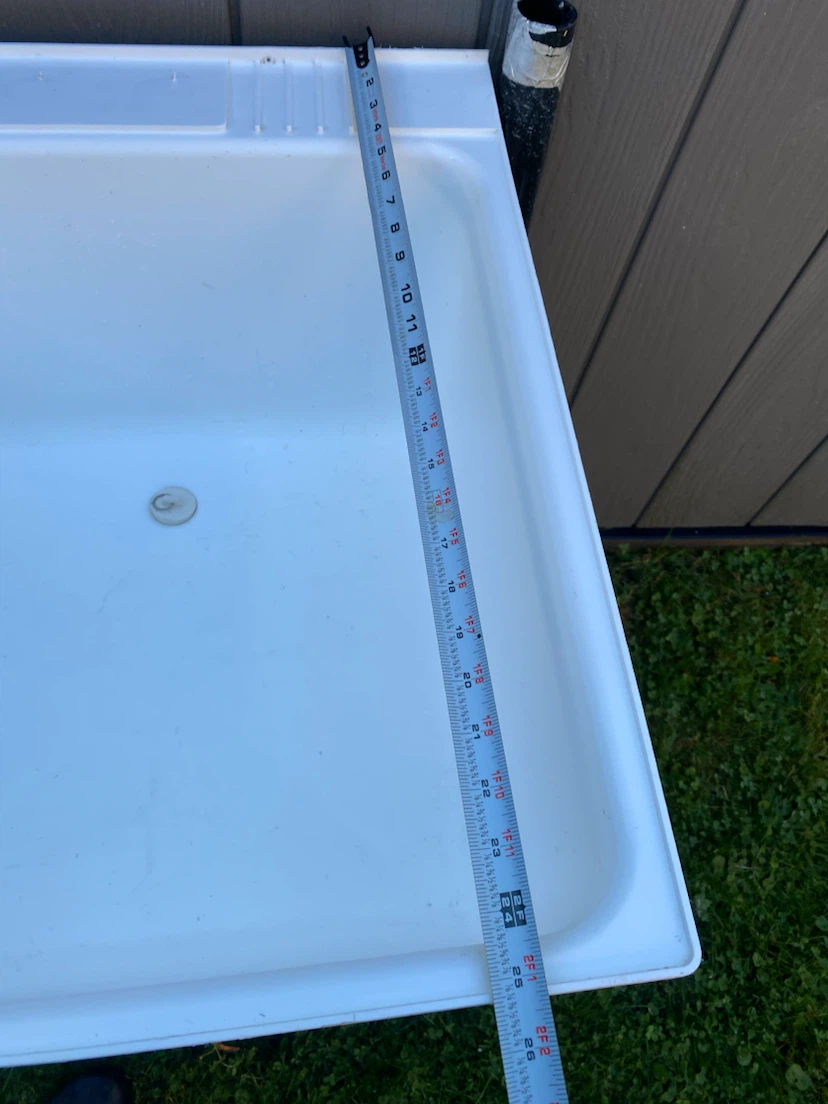 White Utility Sink with Legs - photo 5
