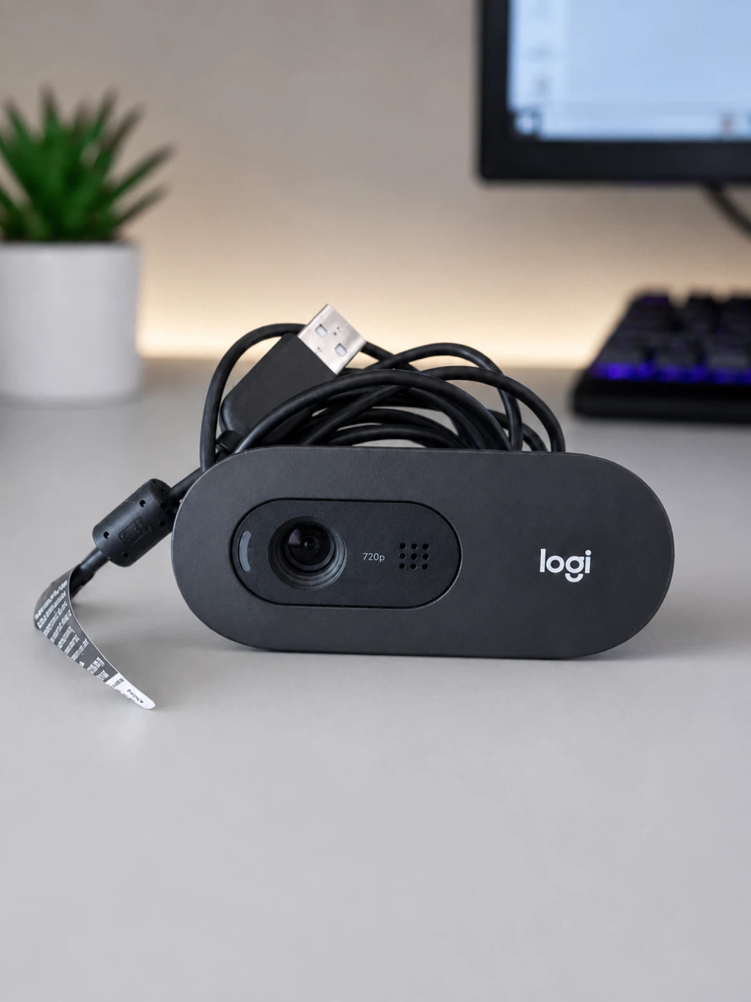 Logitech C505 HD 720p USB Webcam with Built-in Microphone