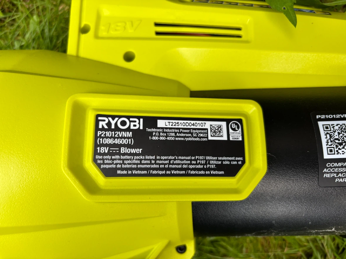 Ryobi Blower, Trimmer 18 volt (tools only, no battery) - photo 4