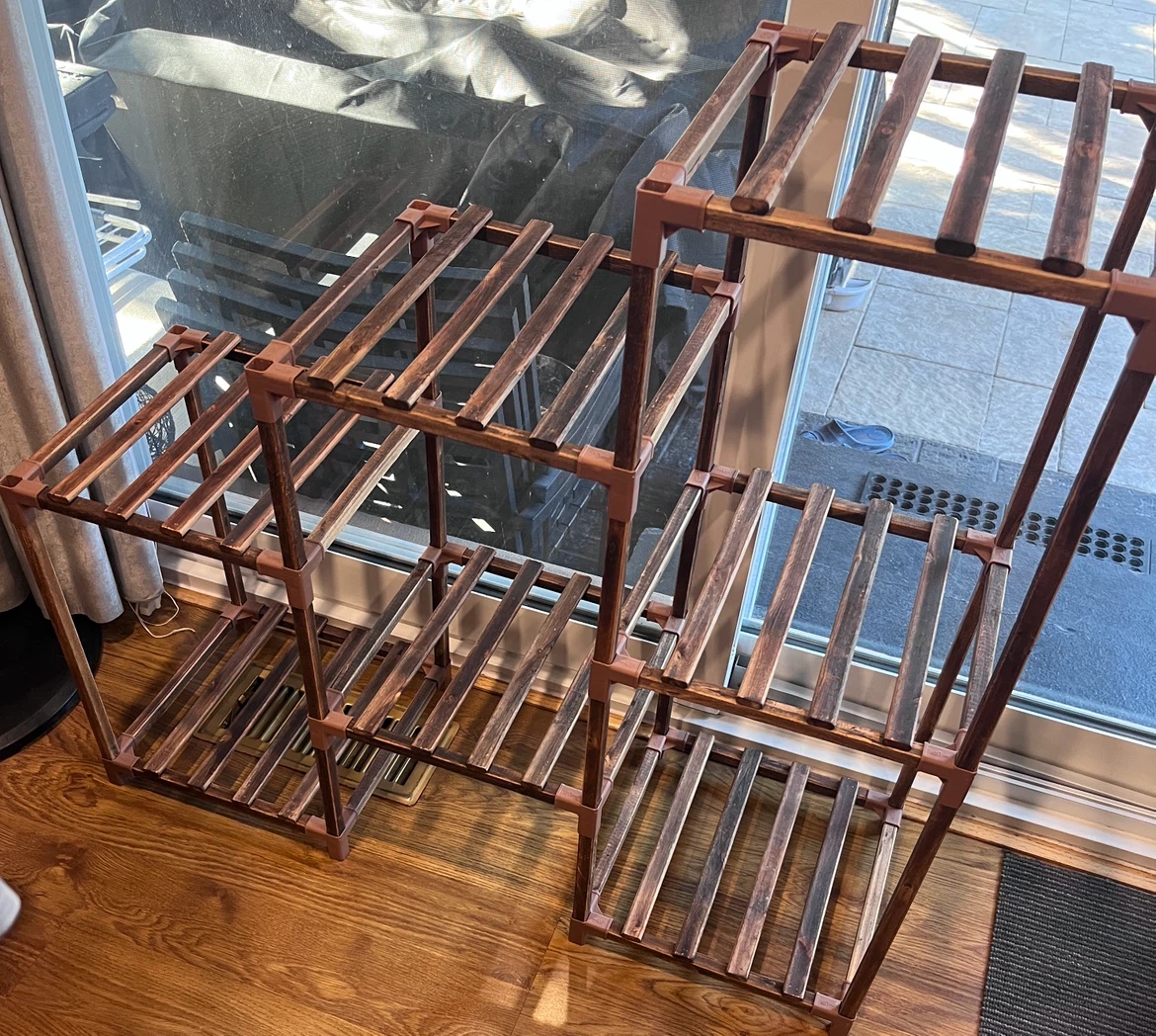 Wooden Plant Stand Shelves