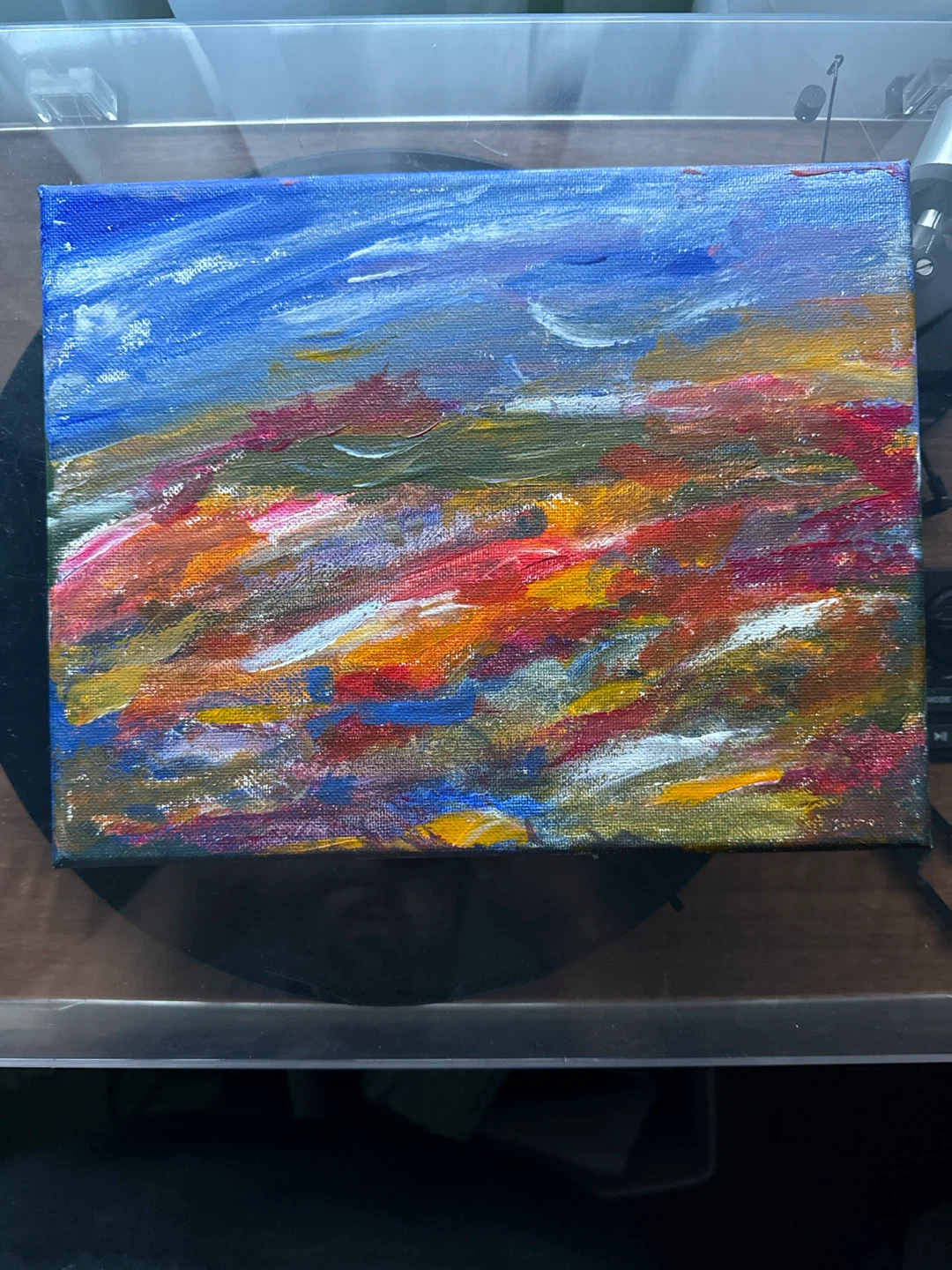 Abstract Landscape Painting on Canvas