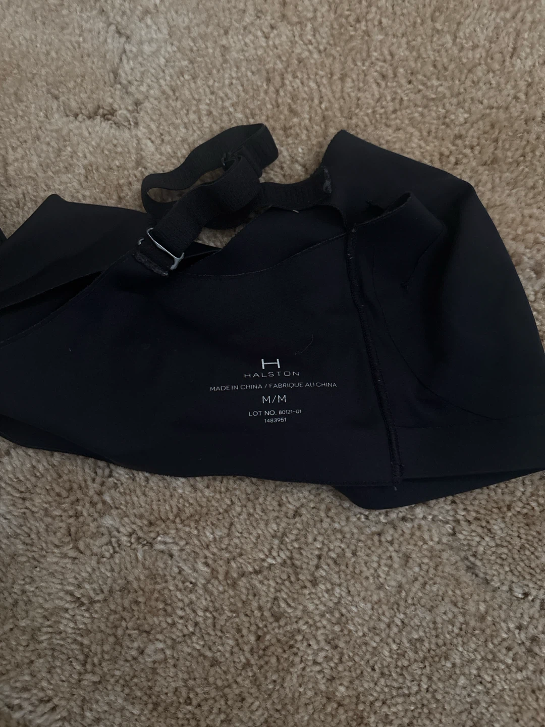 Halston Black Bra M/M - photo 2