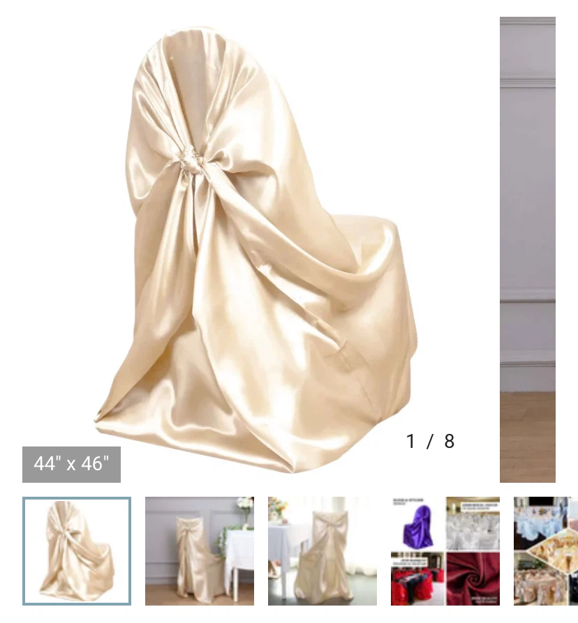 Satin Chair Cover - photo 2
