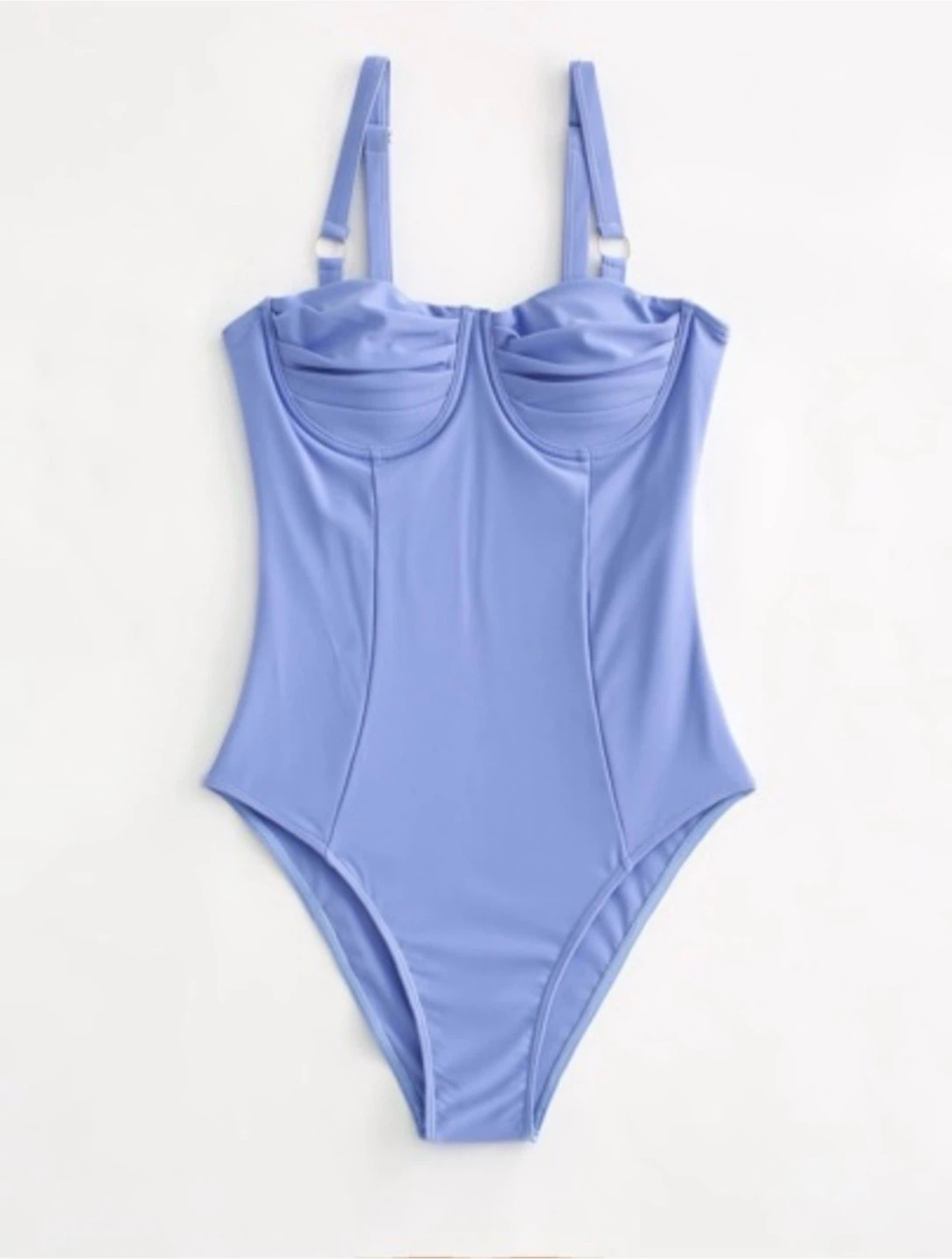 New One-Piece Swimsuit with Adjustable Straps medium