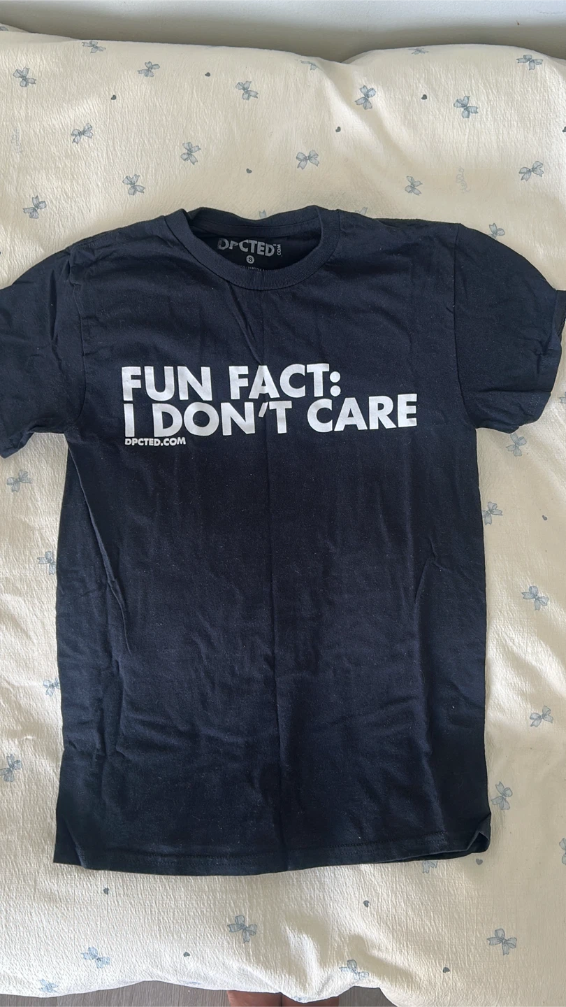 DPCTED "Fun Fact: I Don't Care" T-Shirt