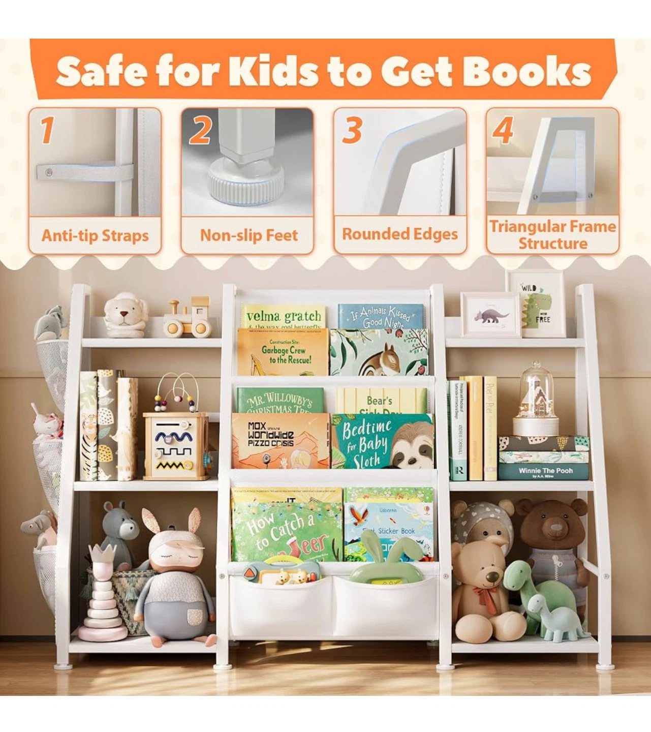 Kid's Toy Storage Bookshelf - photo 4