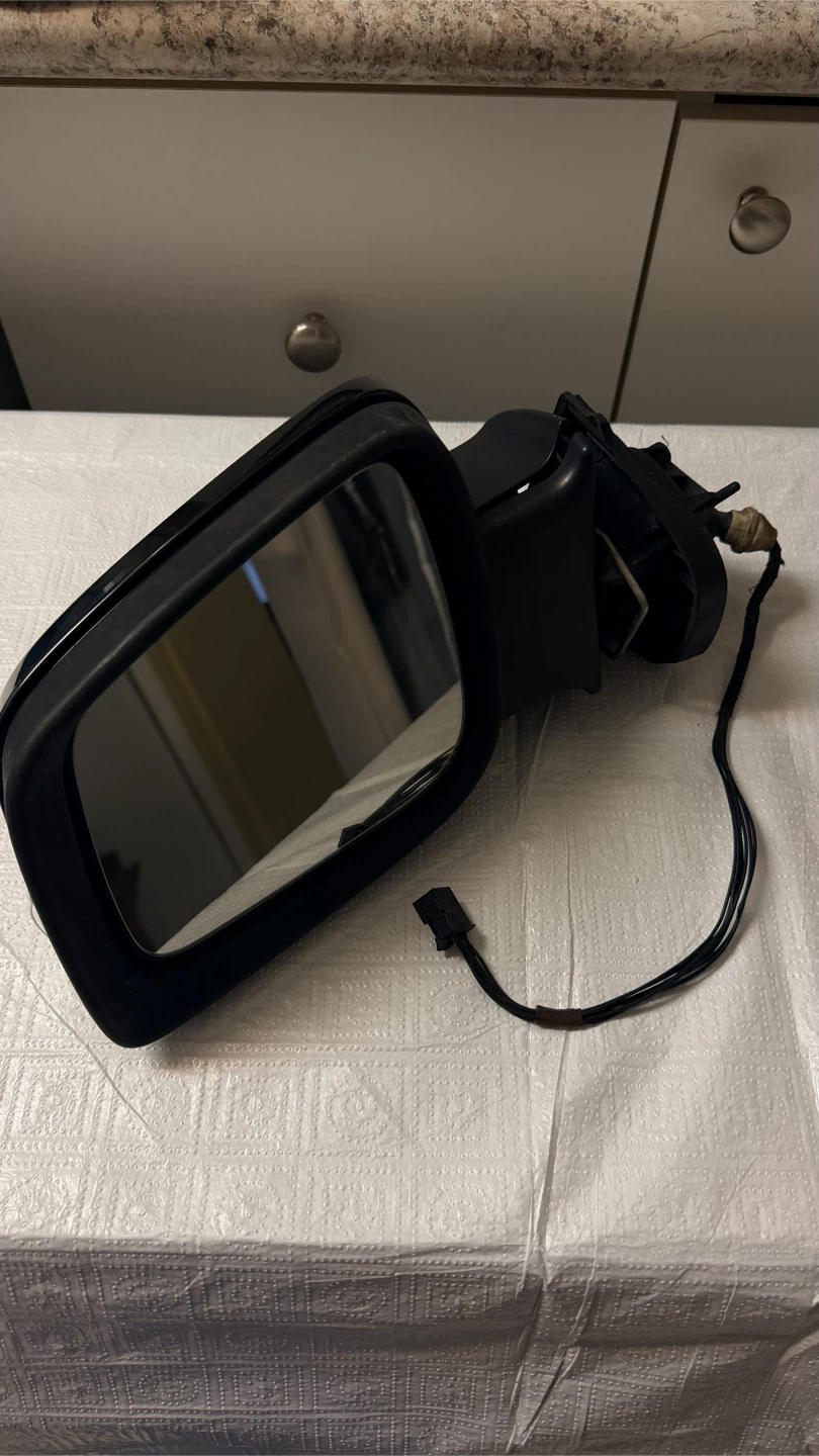Black Side Mirror with LED Signal Light