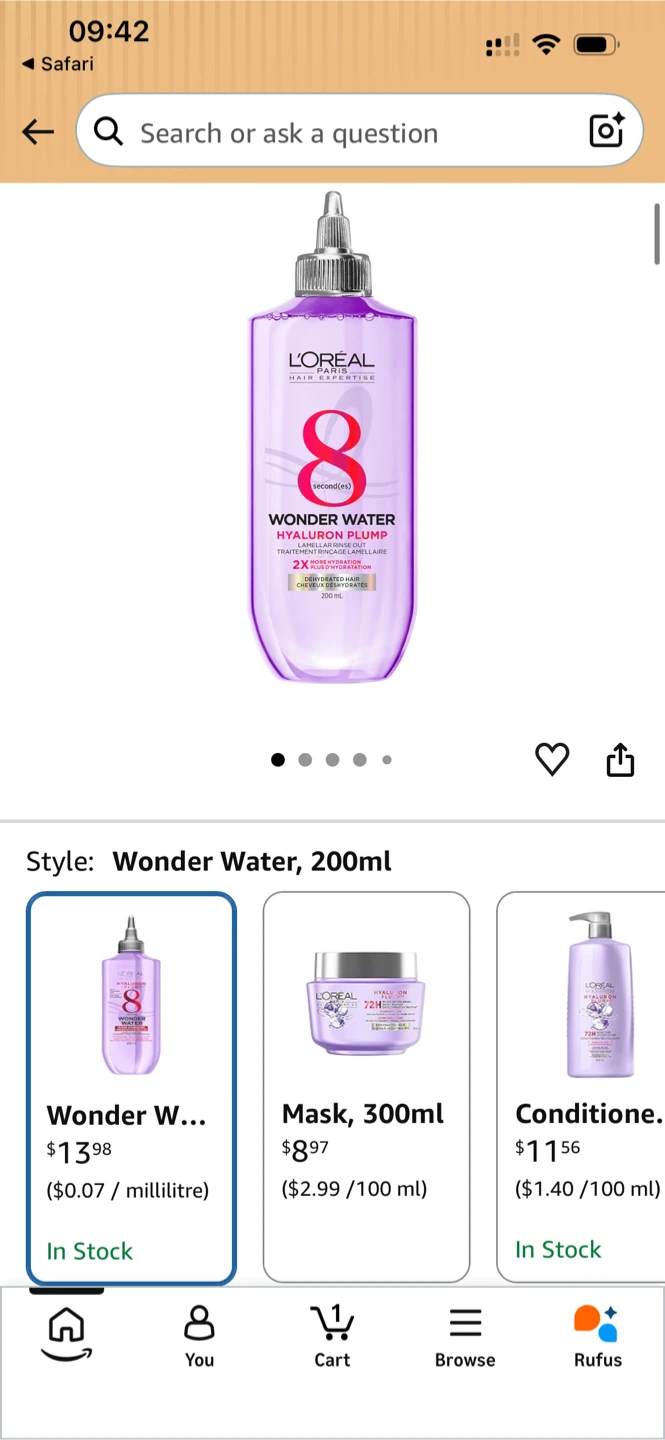 L'Oréal Hyaluron Plump 8 Second Wonder Water - photo 2