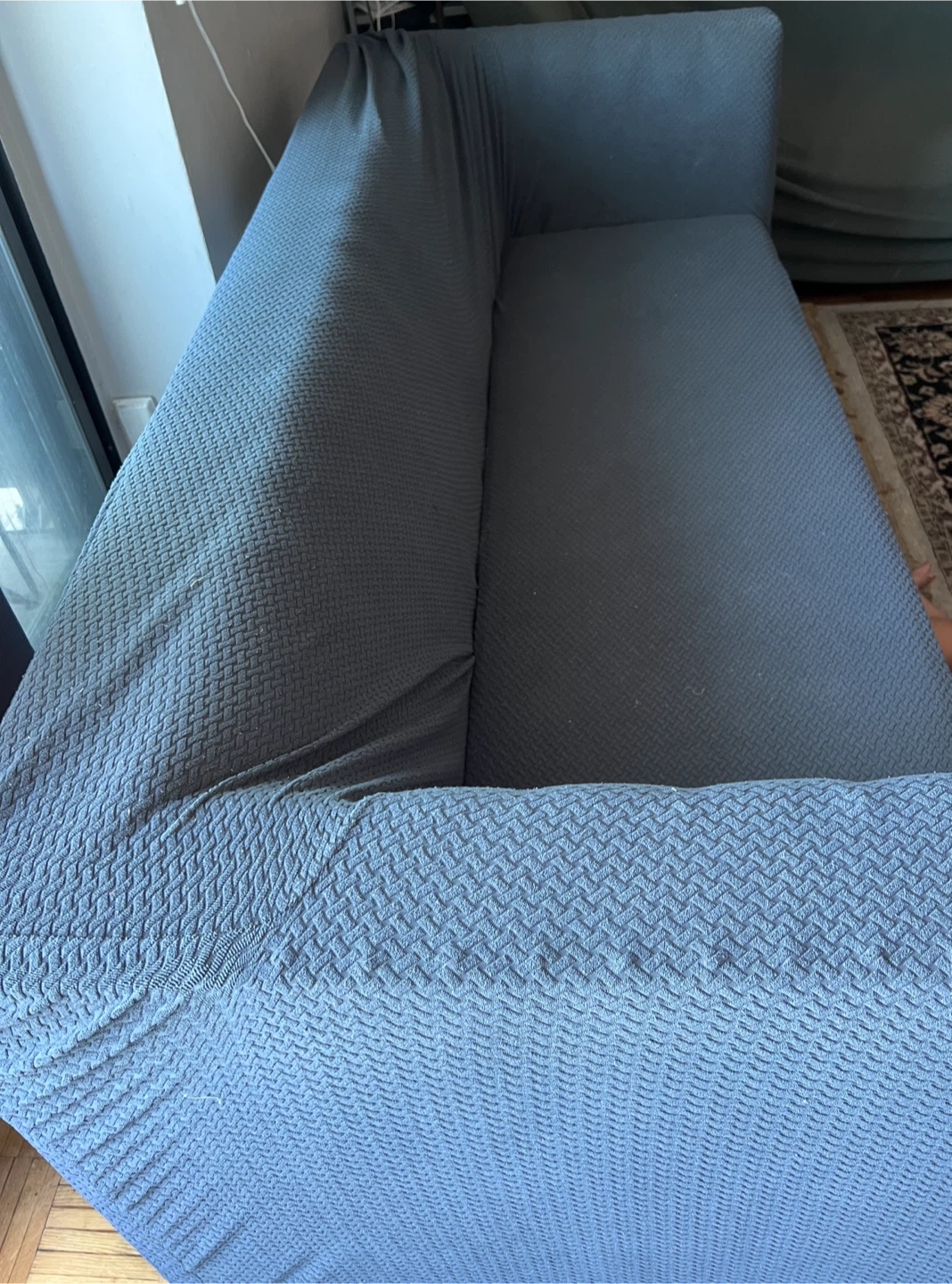 Dark Green Tufted Sofa