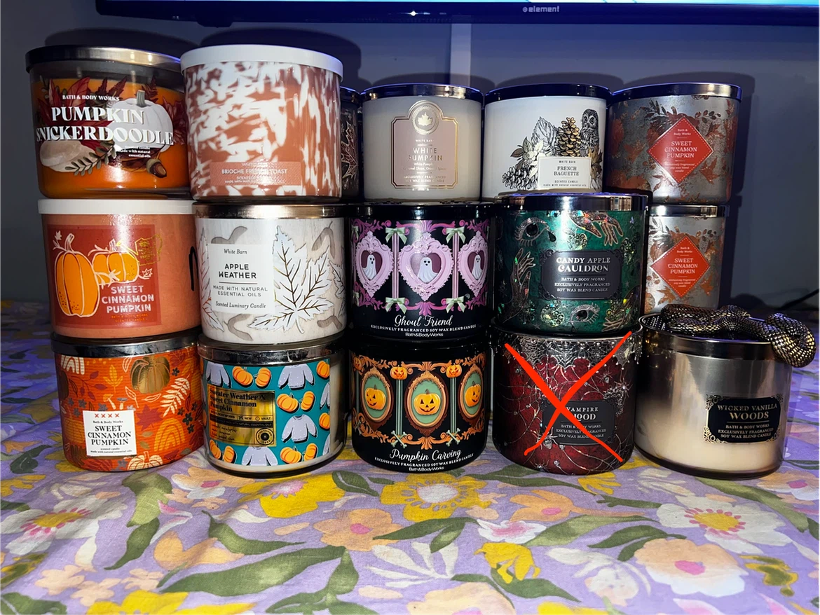 Assorted Fall Bath & Body Works 3-Wick Candles - photo 4
