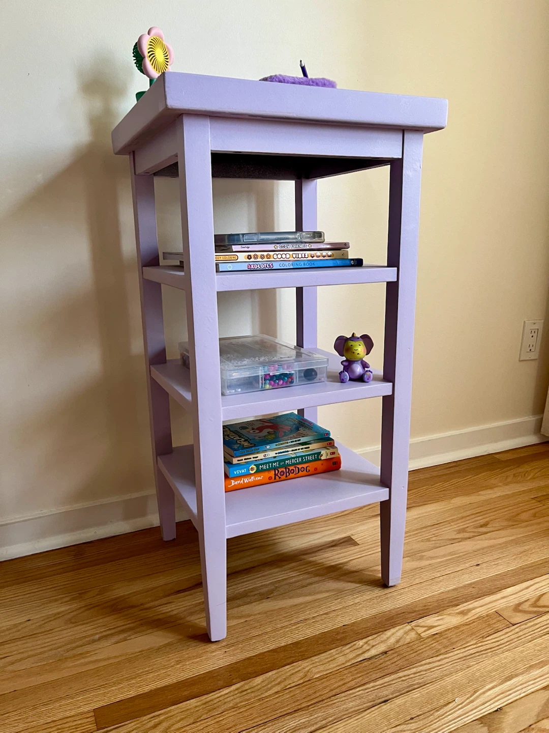 Purple 4-Tier Shelf Unit - photo 2