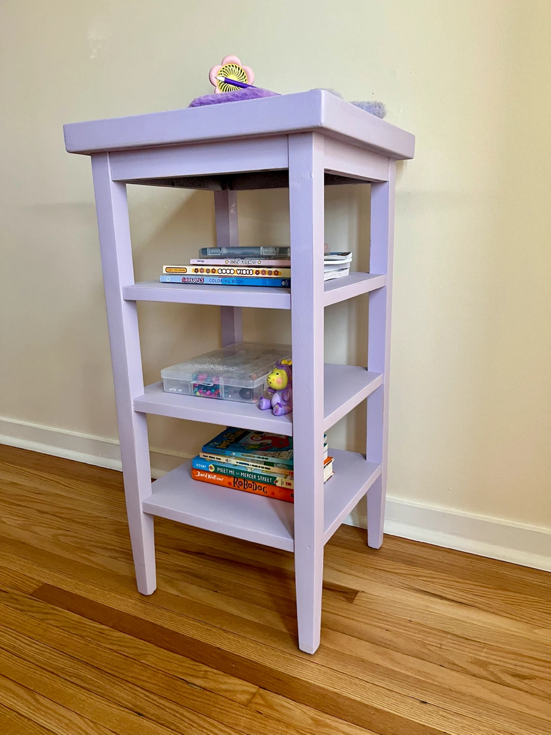 Purple 4-Tier Shelf Unit - photo 4
