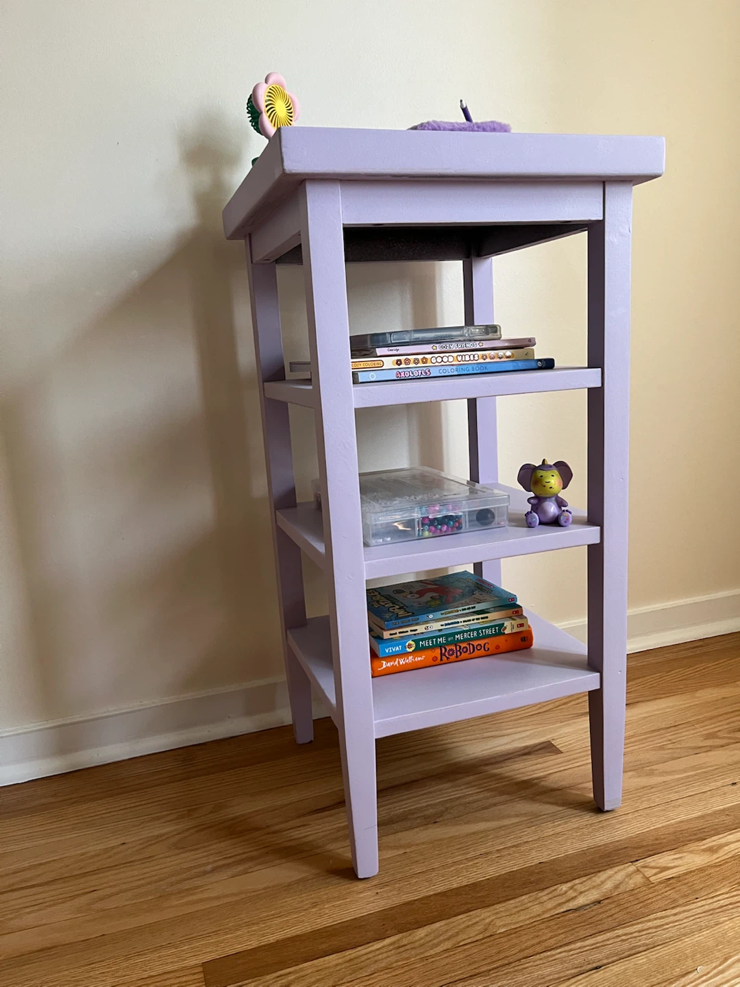 Purple 4-Tier Shelf Unit - photo 5