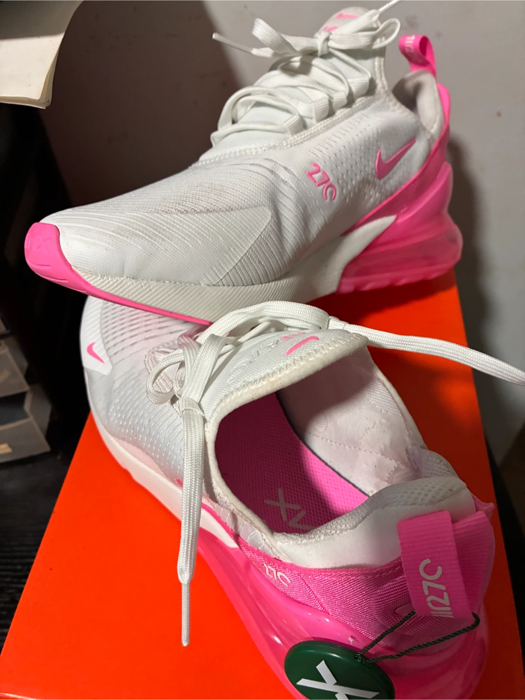 Nike Air Max 270 Women's Shoes White/Pink