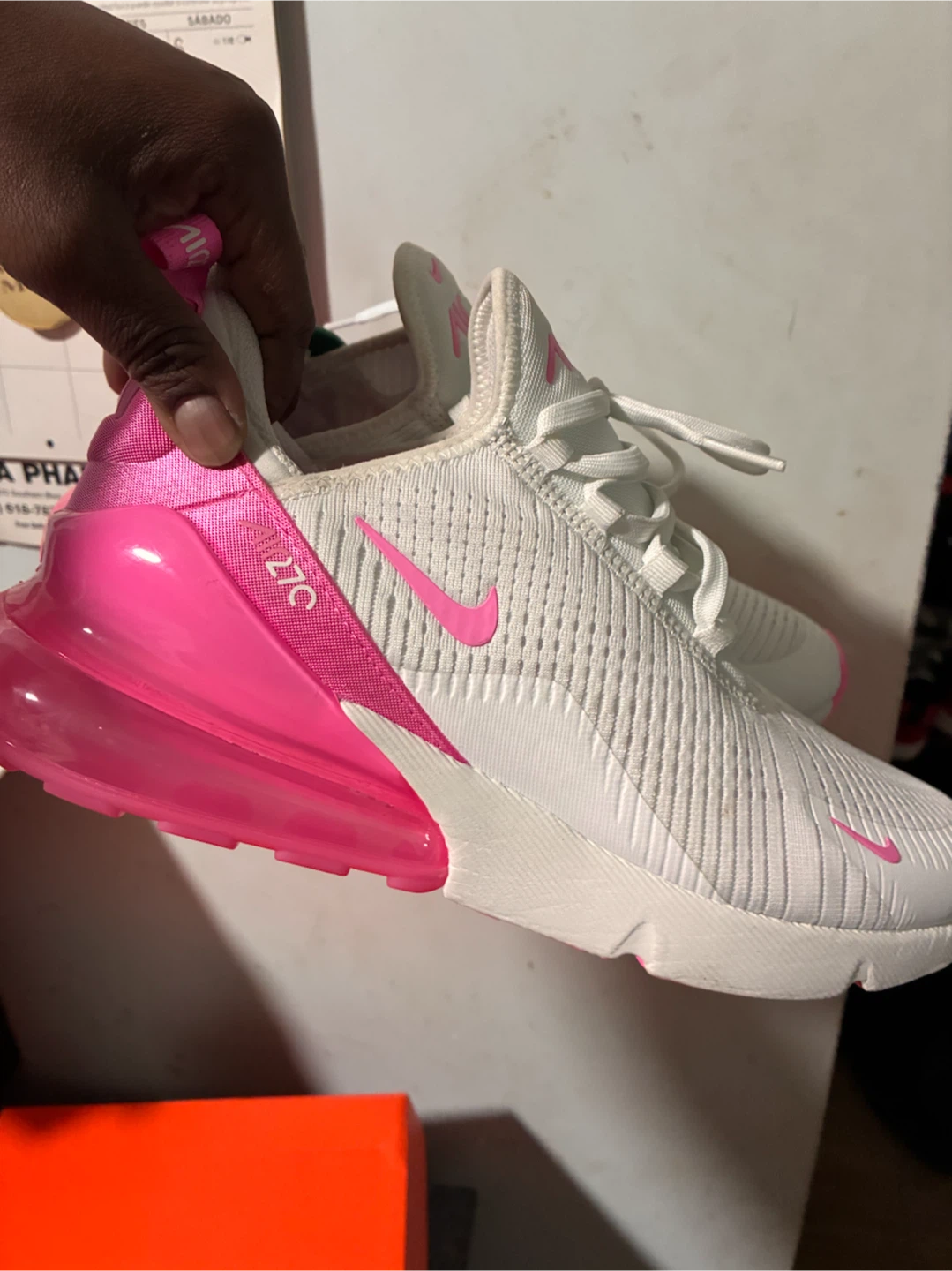 Nike Air Max 270 Women's Shoes White/Pink - photo 3